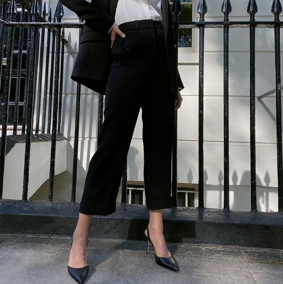 BNWT Babaton Club Cuffed Pants - Picture 7 of 7